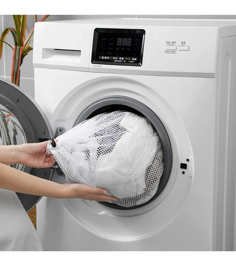 Large Capacity Coarse Mesh Laundry Bag for Clothes Delicates Washing - Image 2