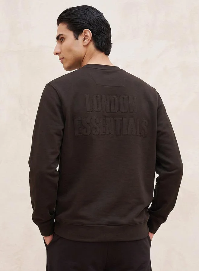 Lee Cooper BLACK LC LOGO SWEAT for Men | Best Price UAE