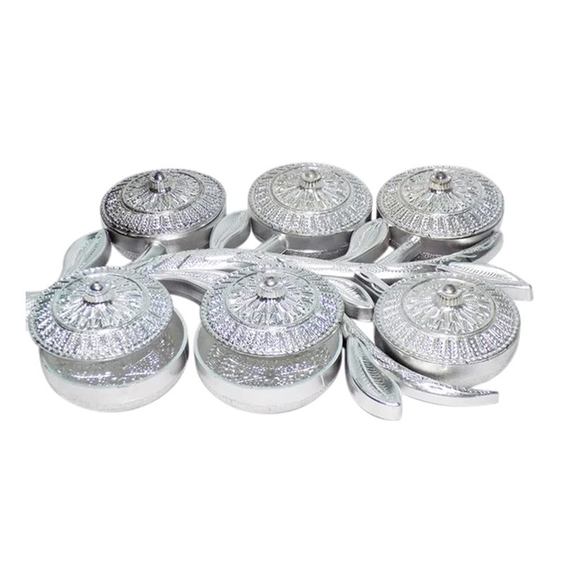 sulfar صينية سلفار متعددة الاستخدامات بشكل شجرة تخزين 6، صينية تقديم مخلّص داني - Image 4