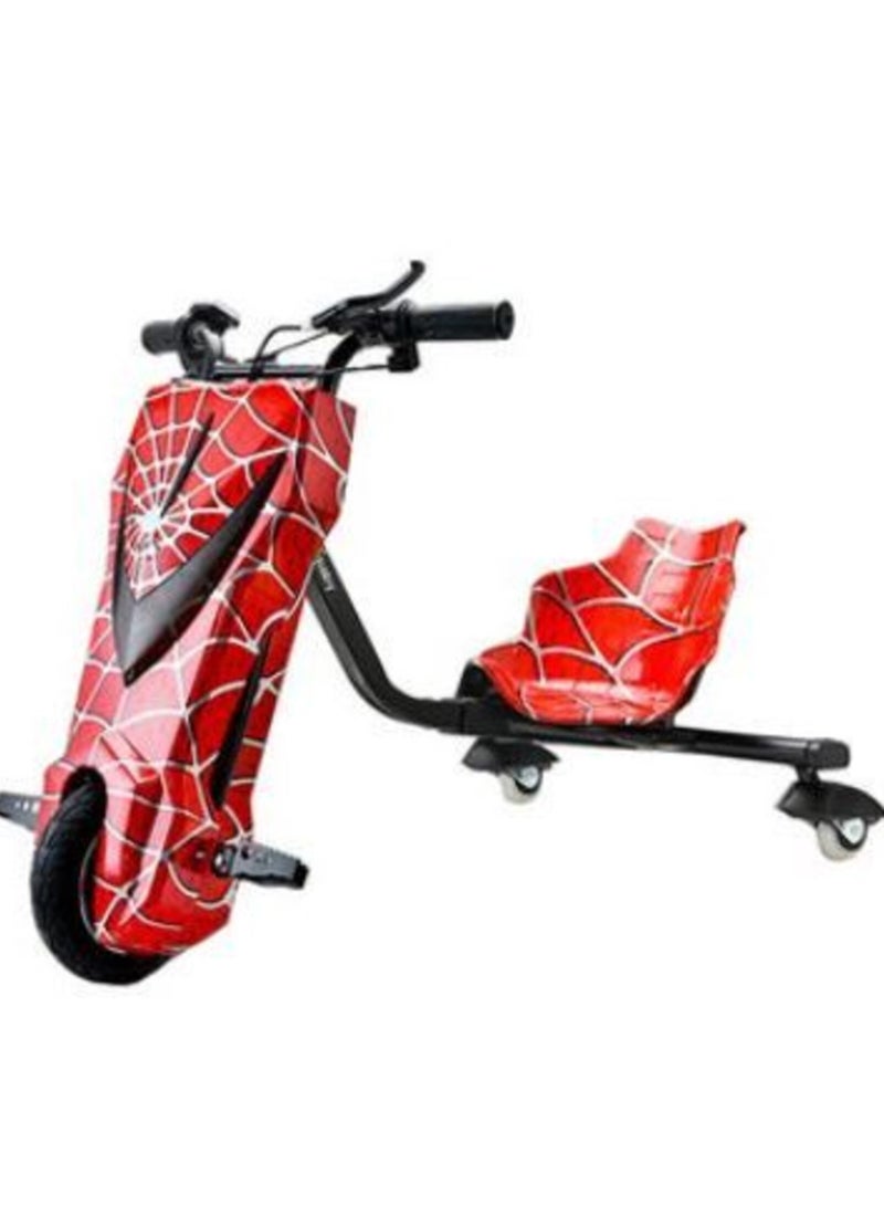 Drift Scooter 36V JP Small Red | Electric Kids Drift Scooter with Lean Steering, 360° Spins & Shock Absorption