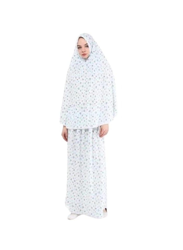 ملابس صلاة اسلامية للفتيات - قطعتان  بألوان جذابة - Image 1