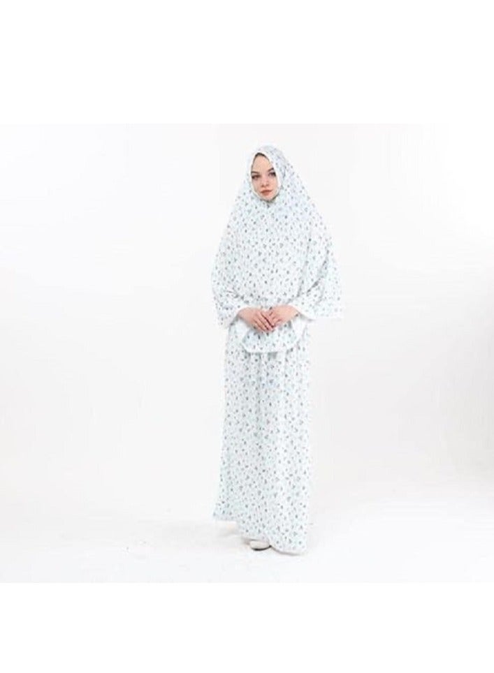 ملابس صلاة اسلامية للفتيات - قطعتان  بألوان جذابة - Image 2