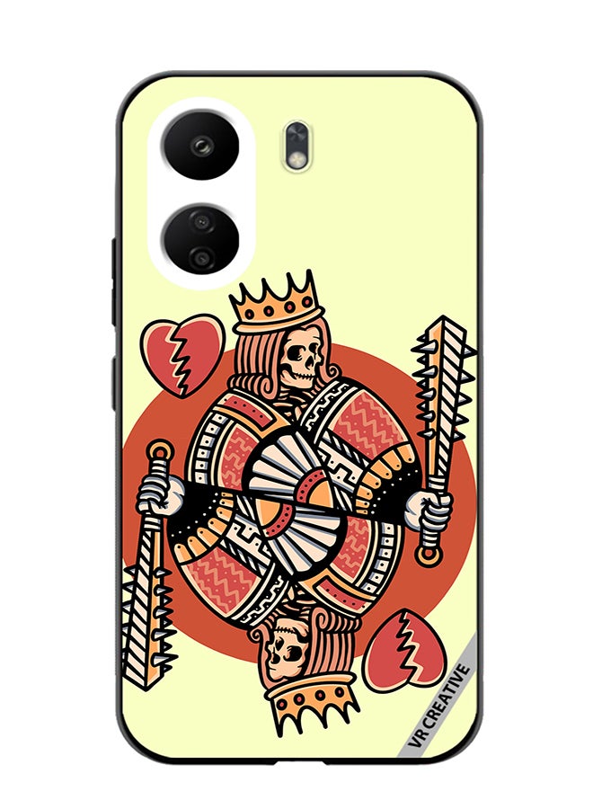 VR CREATIVE Protective Case Cover For Xiaomi Redmi 13C King Suit Design Multicolour - Image 1