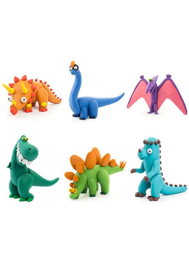 Fat Brain Toys Hey Clay Dinosaurs 15 Can Modeling Airdry Clay  - Image 5