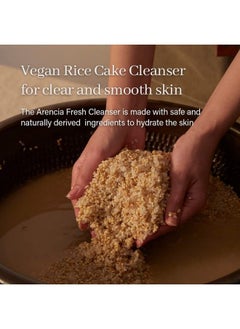 arencia Lromatique Calendula Rice Cake Fresh Cleanser Moisturizing & Deepcleansing Made With Rice Water Rice Powder Korean Herb Natural Vegan Crueltyfree  - Image 3