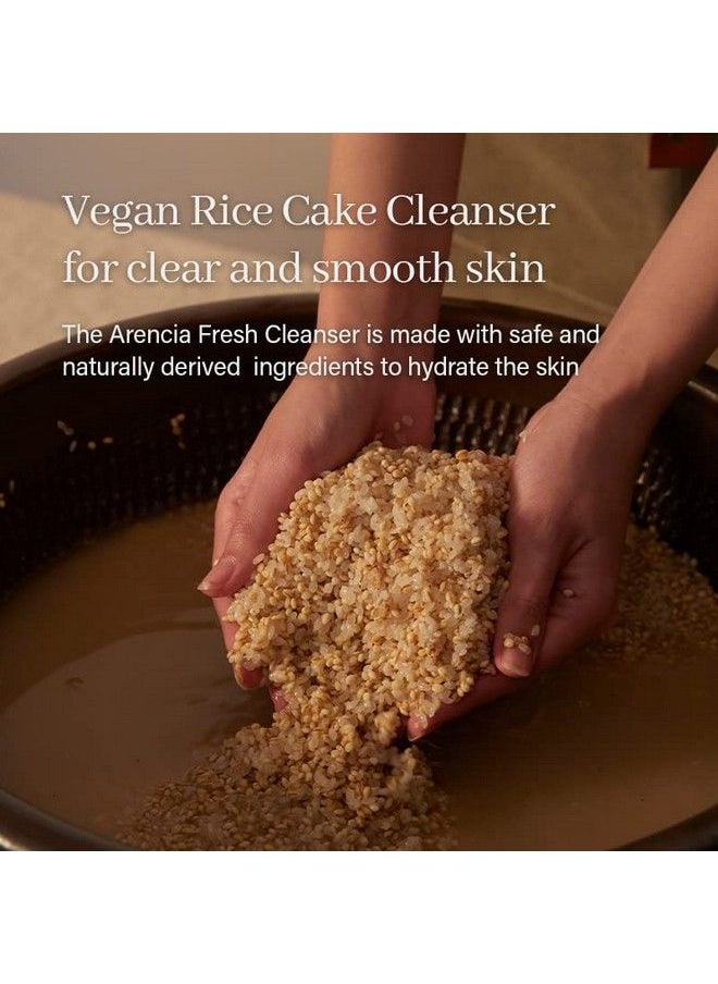 arencia Lromatique Calendula Rice Cake Fresh Cleanser Moisturizing & Deepcleansing Made With Rice Water Rice Powder Korean Herb Natural Vegan Crueltyfree  - Image 3