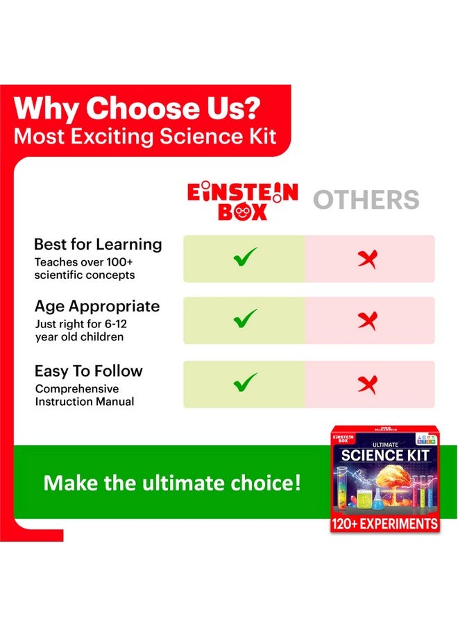 Einstein Box Einstein Box Ultimate Science Kit for Boys and Girls Ages 8-12-14| Birthday Gifts Ideas for Kids| STEM Learning Toys for 8,9,10,11,12,13,14 Year Olds|  - Image 4