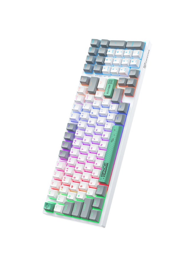 onikuma 98-Key Tawny Switch Mechanical Gaming Keyboard 75% Mini Wired Waterproof Backlight Silent Black Rgb Color Suitable For Computer/Ps4/Xbox Gamers - Image 5