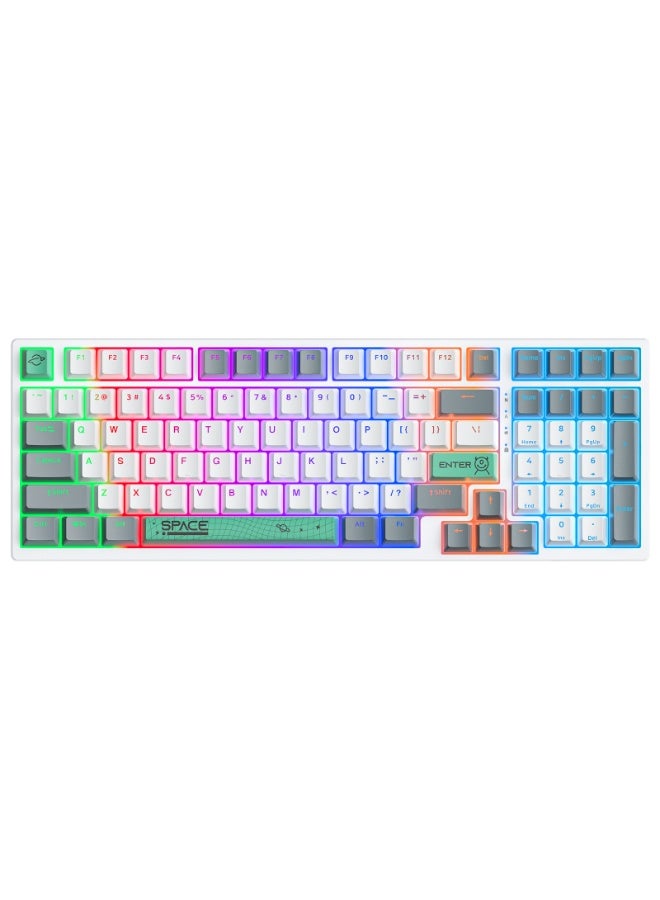 onikuma 98-Key Tawny Switch Mechanical Gaming Keyboard 75% Mini Wired Waterproof Backlight Silent Black Rgb Color Suitable For Computer/Ps4/Xbox Gamers - Image 4
