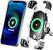 Kewig Motorcycle Fork Stem Phone Mount with Qi 15W Wireless Charger USB C 20W Fast Charging Port OnePush Automatically Lock Quick Release Handlebar Phone Holder for 4069 Phone - Image 2