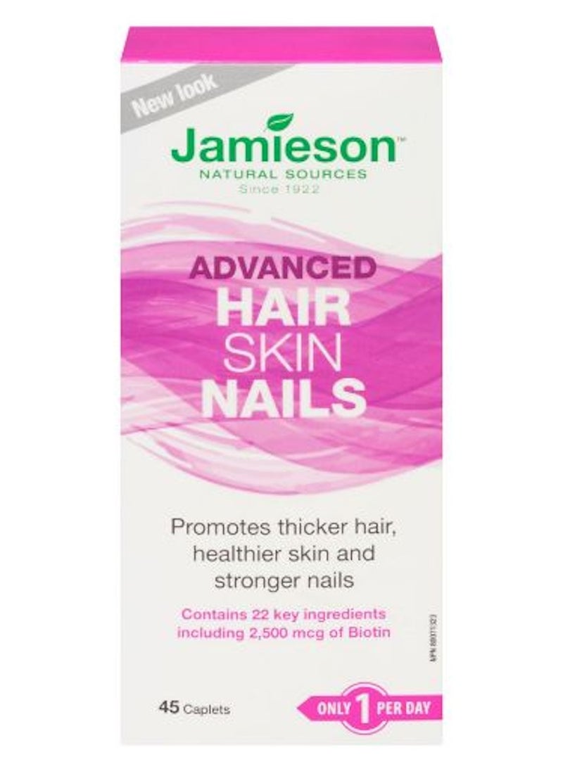 Jamieson Jamieson Advanced Hair, Skin & Nails 45 Caplets  - Image 1