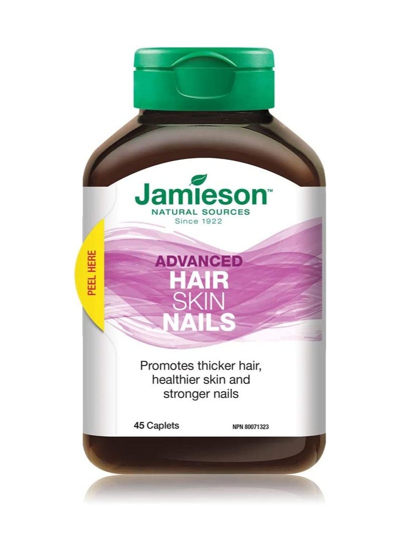 Jamieson Jamieson Advanced Hair, Skin & Nails 45 Caplets  - Image 2