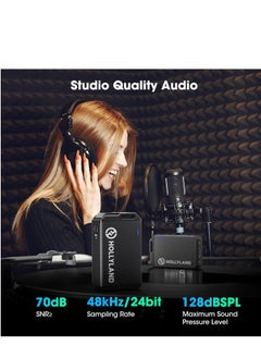 Hollyland LARK MAX Wireless Microphone System with ENC Noise Canceling Studio Audio Quality Camera Mic with Up to 14H Backup Record 22H Duration 820 ft Range for Filmmaking Interviewing Podcasting - pzsku/ZBCF841B4464E14339EBCZ/45/_/1733732817/e5788a15-9680-43fb-ab72-603d0850efe6