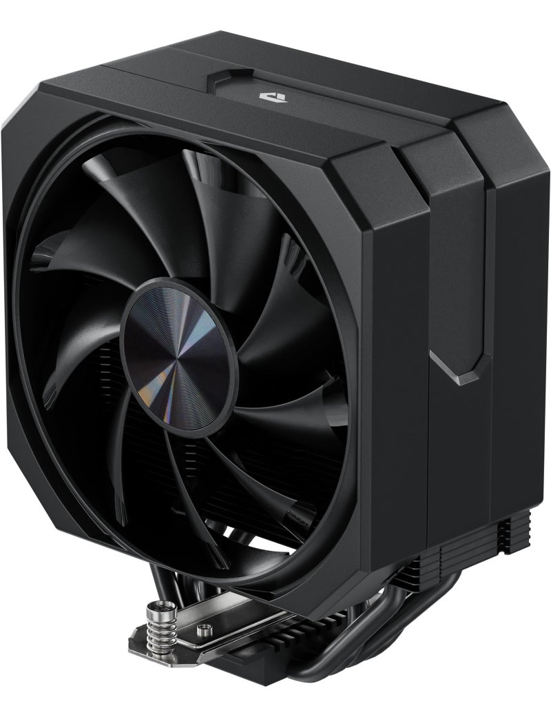 upHere CPU Air Cooler with 4X6mm Heat Pipes,120mm Fan CPU Cooler 1650rmp,CPU Cooler AMD AM5/AM4/AM3 Series,CPU Air Cooler 6.1â€™â€™ Height Compatible with Intel LGA 1700/1851/1155/1156/2011/2066(Black) - Image 1