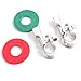 EKylin TinPlated Copper Battery Terminal Kit with Battery Corrosion Terminal Protectors 17mm 150A - Image 2