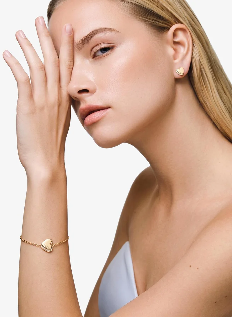 GUESS  Heart Bracelet And  Studs for Women | Best Price UAE
