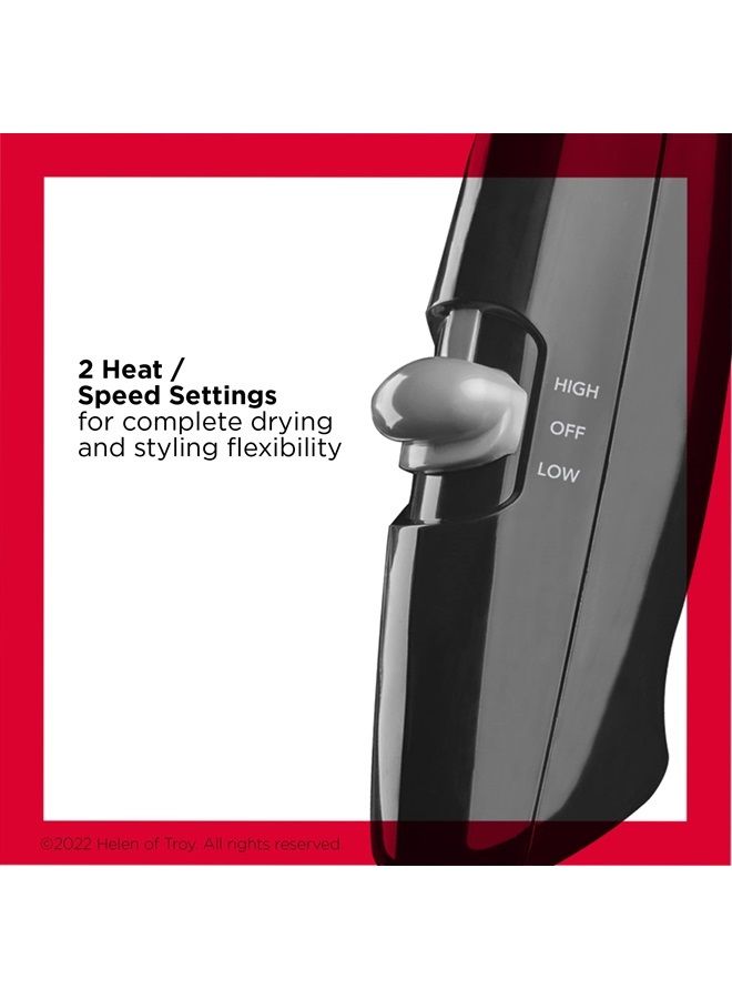 Revlon Compact Hair Dryer | 1875W Lightweight Design, Perfect for Travel, (Black) - Image 2