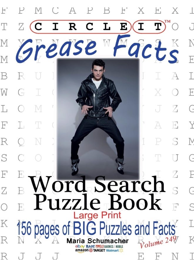 Circle It, Grease Facts, Word Search, Puzzle Book  - Image 1