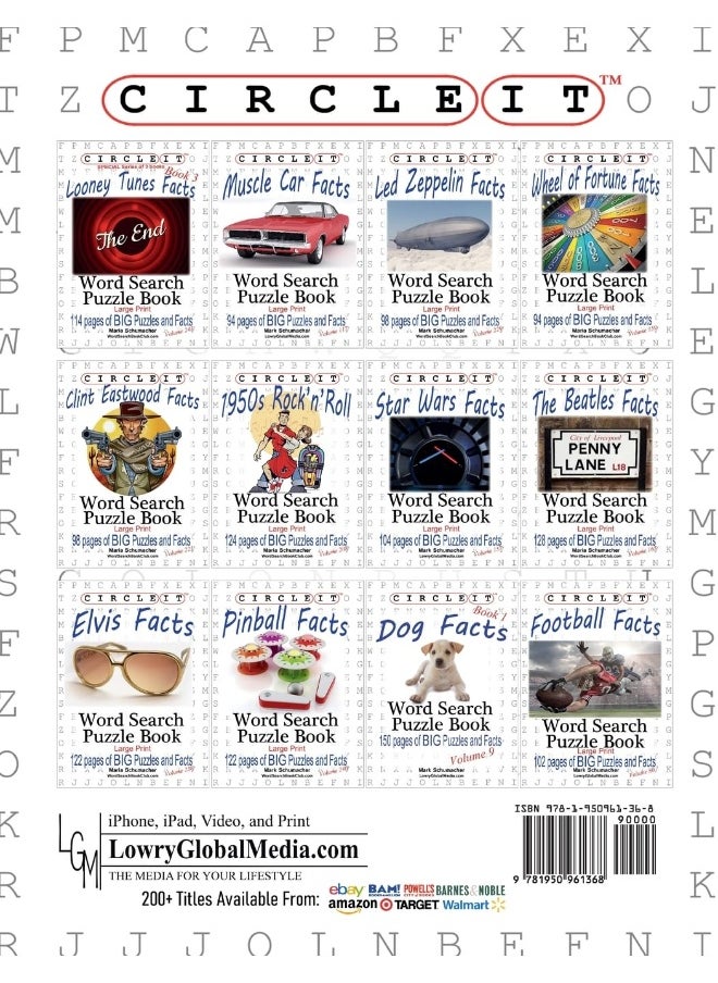 Circle It, Grease Facts, Word Search, Puzzle Book  - Image 2