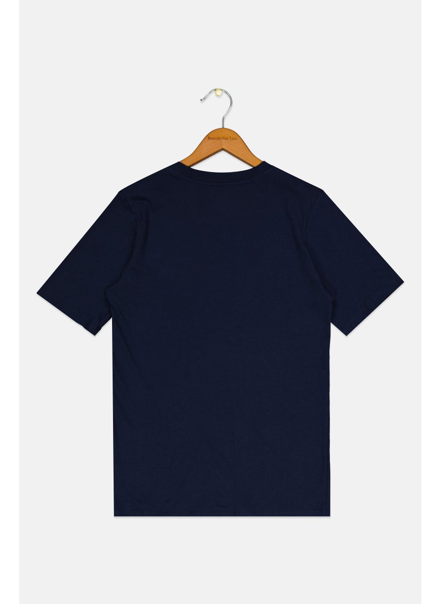 Space Jam Kids Boy Graphic Print T-Shirt, Navy  - Image 2