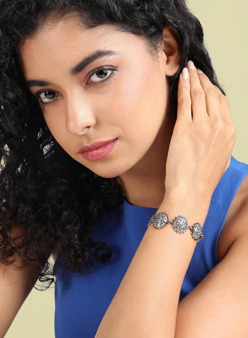 Sohi  Pack Of Circular Antique Artificial Bracelet Jewellery for Women | Best Price UAE