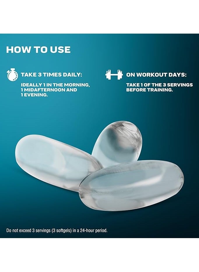 ماسل تيك كلير مصل، 42 كبسولة سائلة، أعلى درجة من HMB للعضلات النحيفة والتعافي، مكمل HMB الحمضي الحر للعضلات، يساعد في تقليل تكسير العضلات - Image 5