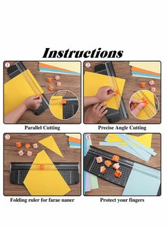 Excefore Paper Cutter Replacement Blades Paper Trimmer Blades Refill Craft Paper Cutting Replacement Blades for A4 Paper Cutter 6 PCS  - Image 4