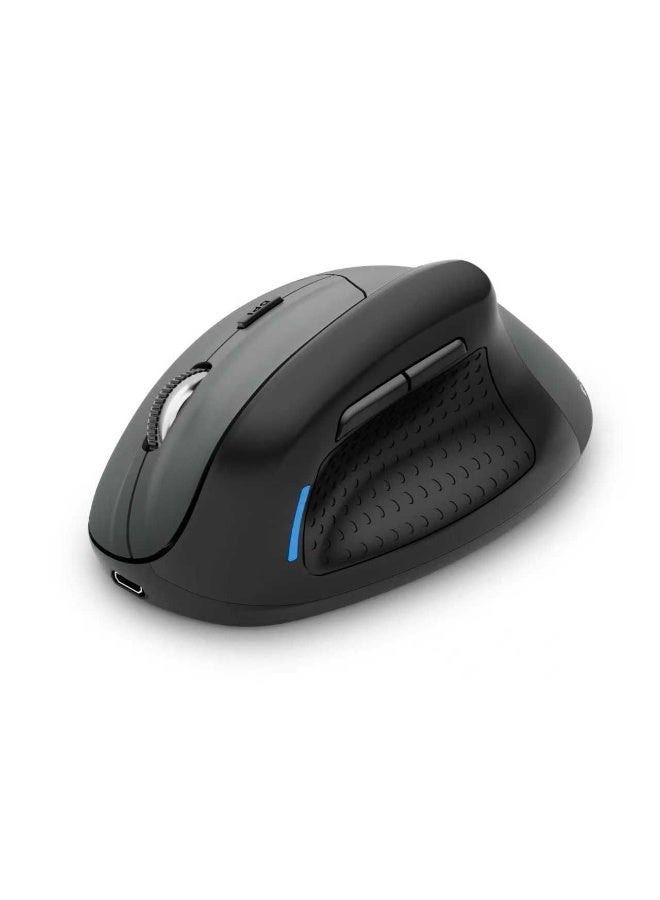 E-YOOSO X-45 Ergonomic Wireless Mouse, Ergonomic Vertical Mouse with 5 DPI Options, 4 Buttons, USB Receiver, Comfortable for Office and Home Use