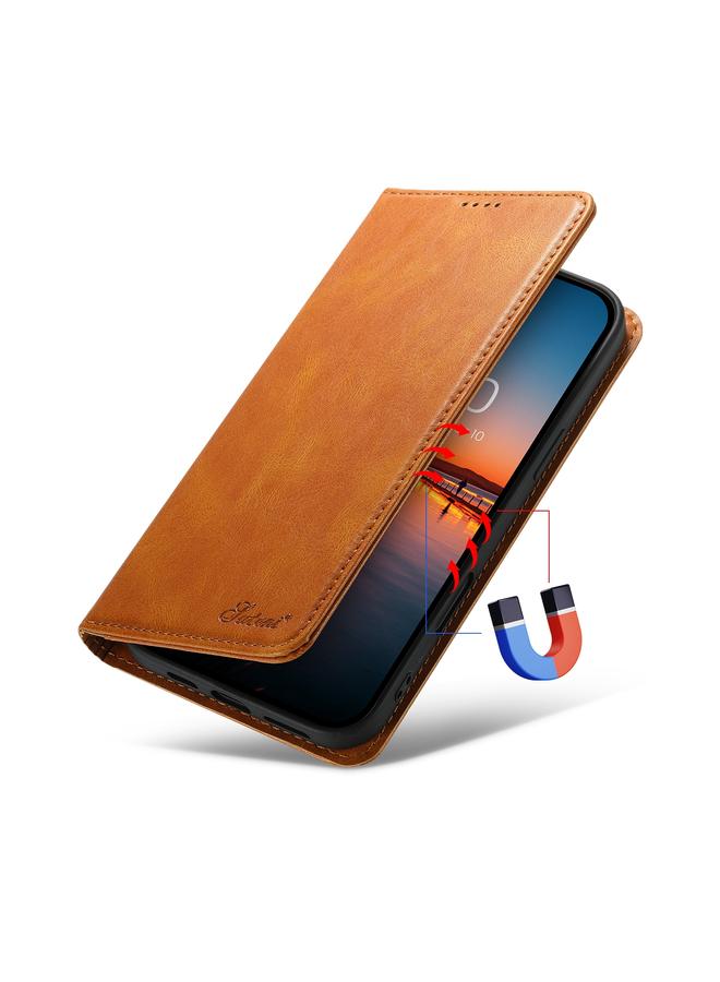 Suteni Case For iPhone 16 Pro J02 Oil Wax Wallet Leather Phone Case - Image 3