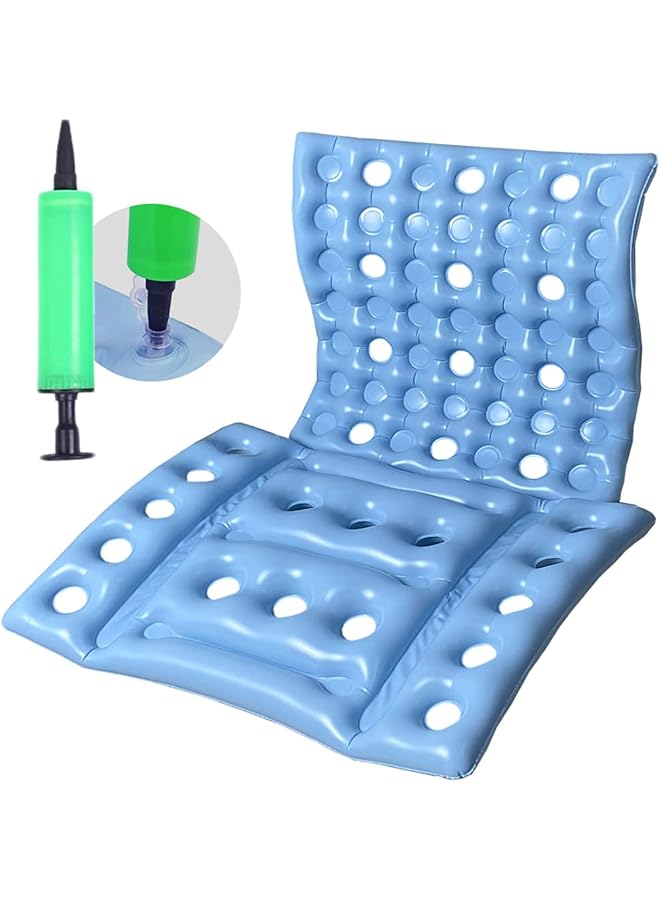 Wheelchair Cushions Anti Decubitus Wheelchair Inflatable Seat Cushions For Butt Breathable Backrest Air Cushion Bed Sore Cushion For Pressure Sores Portable Travel Seat Cushion For Long Sitting