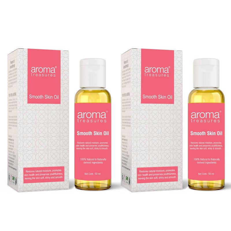 Aroma treasures Smooth Skin Oil Pack of 2 50ml X 2 - Image 1