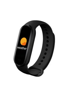 M6 Smart Sports Bracelet Watch 0.96-Inch TFT Screen BT4.0 Fitness Tracker Black