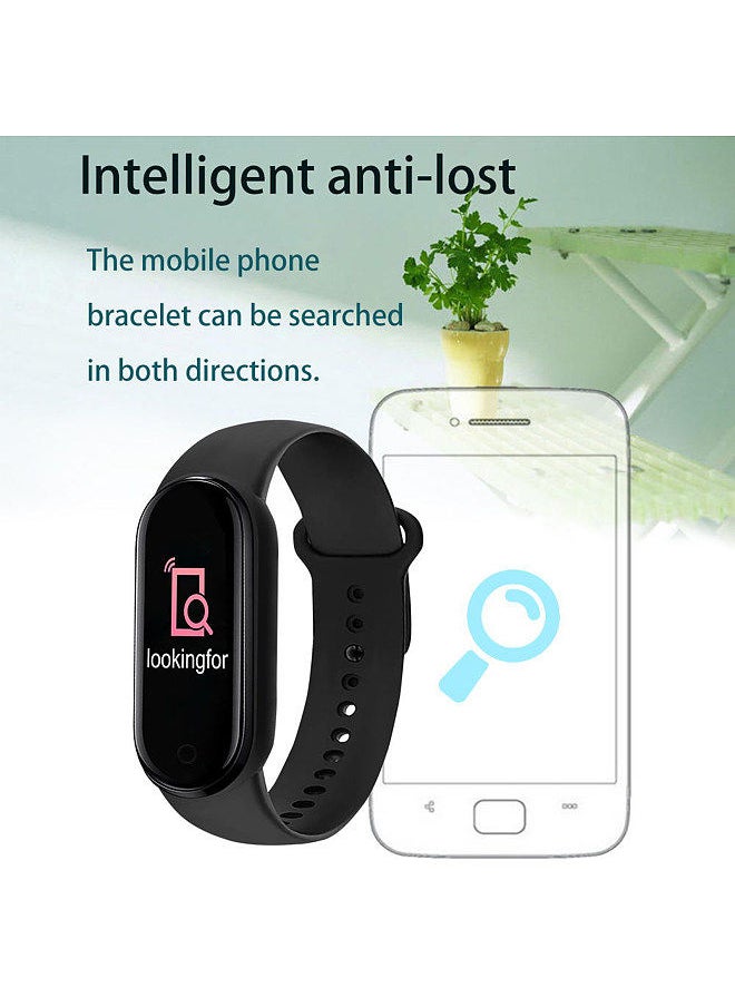 Generic - M6 Smart Sports Bracelet Watch 0.96-Inch TFT Screen BT4.0 Fitness Tracker Black - Image 1