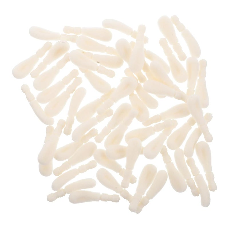 50pcs Disposable Lip Brush Heads Replacement Makeup Applicator Wands Travel Lipstick Brush Attachments for Professional and Home Use - Image 1