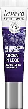 lavera ReEnergizing Sleeping Eye Cream reduces expression lines natural cell renewal moisturising vegan natural cosmetics 15 ml - Image 1