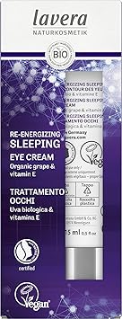 lavera ReEnergizing Sleeping Eye Cream reduces expression lines natural cell renewal moisturising vegan natural cosmetics 15 ml - Image 4