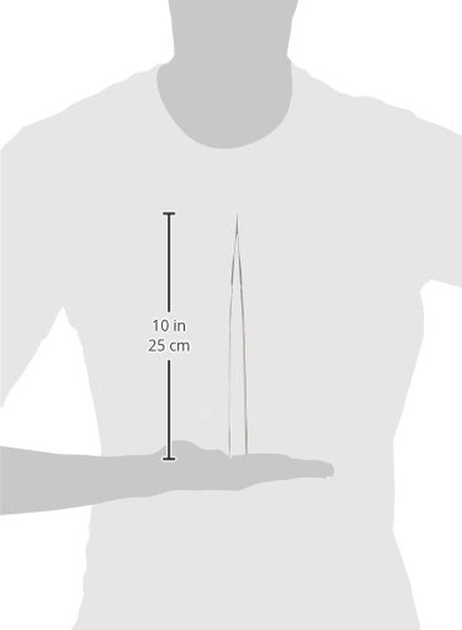 TAMSCO Aquarium Pointed Tweezers Extra Long 10-InchStainless Steel Pointed Tweezers Extra Long Good for Fresh and Salted Water - Image 2