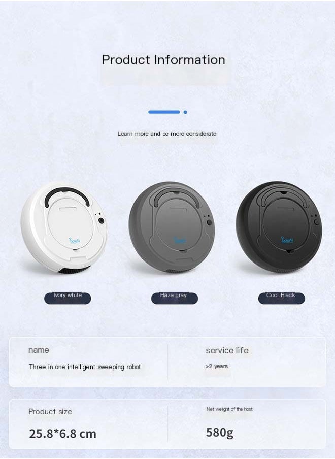 Intelligent Sweeping Robot, Vacuum Cleaner, Household Charging Three In One Sweeping Robot