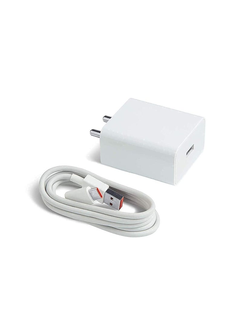 Fast Type-C for Xiaomi Poco F1 Armoured Edition Charger Adapter Wall | Mobile | Android USB Charger with 1 Meter USB Type C Charging Data Cable - Image 3