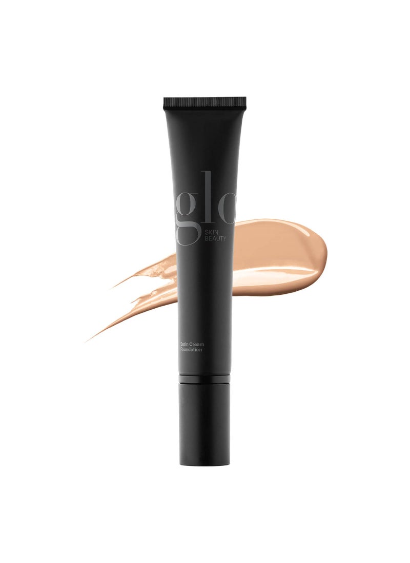 Glo Skin Beauty - Glo Skin Beauty Satin Cream Foundation Makeup for Face, Golden Light - Full Coverage, Semi Matte Finish, Conceal Blemishes & Even Skin Tone - Image 1