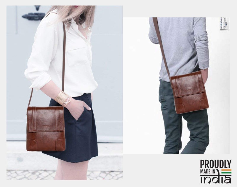 ROLEXO Men's Synthetic Leather Casual Crossbody/Sling Bag - Image 4