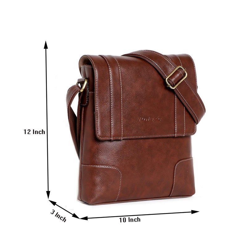 ROLEXO Men's Synthetic Leather Casual Crossbody/Sling Bag - Image 2