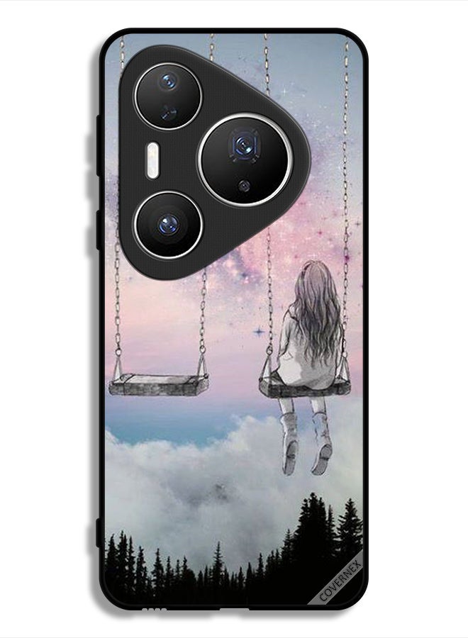 Covernex Huawei Pura 80 Pro Protective Case Cover Lonely Girl Art - Image 1