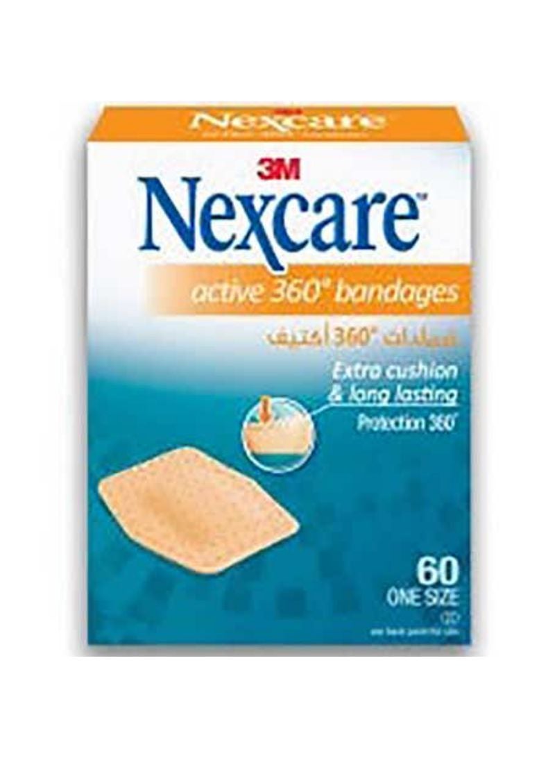 Nexcare Flexible Bandages With Foam Cushions 60 pcs