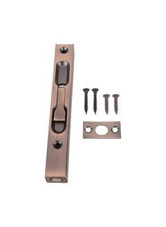 Thoraya Slide Latch Slide Lock Thicken Aluminium Alloy Hidden Tube Easy Operation Slide Security Latch for Door Gate Security Rose Gold  - Image 1