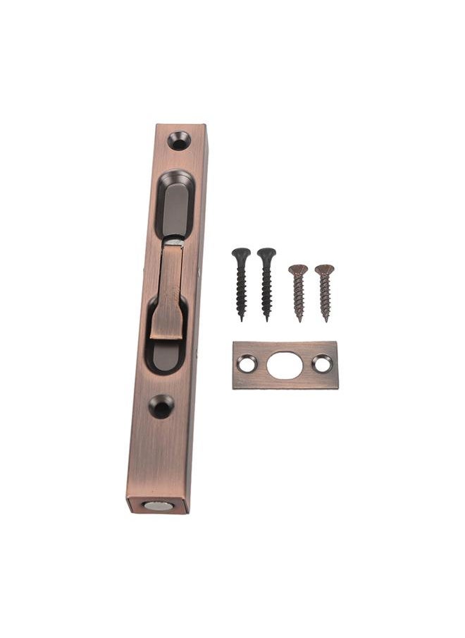 Thoraya - Slide Latch Slide Lock Thicken Aluminium Alloy Hidden Tube Easy Operation Slide Security Latch for Door Gate Security Rose Gold - Image 1