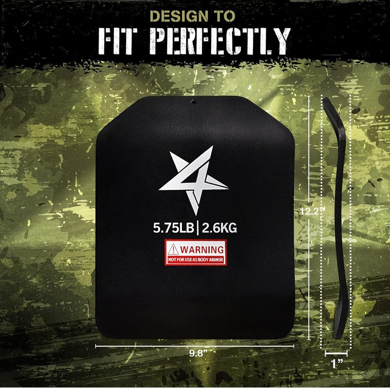 Yes4All سترة وزن Yes4All مع لوحات 57587514 1975LB أزواج لوحات وزن للسترة سترة تكتيكية مع تصميم منحني مريح للجري والتمارين الثقيلة - Image 2