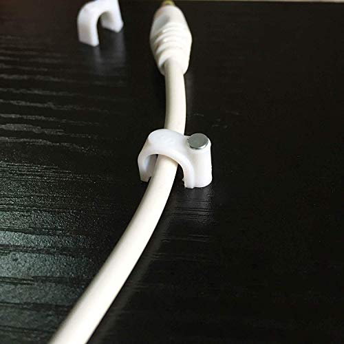 CARE 'N' TOUCH 100pcs Cable Clips with Steel Nails 16mm Cable Management for RG6, RG59, CAT6, RJ45 Cable Coax Cable, Ethernet Cable, TV Wire Cable, Telephone Cable, Led Starlight, Print Cable - Image 3