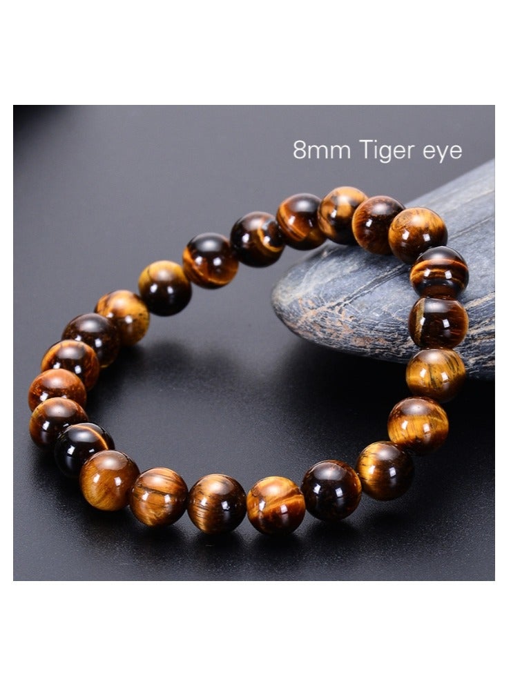 OASIS-TH Tiger Eye Bracelet  Grade A Size 8mm For Men And Women Gift - Image 2