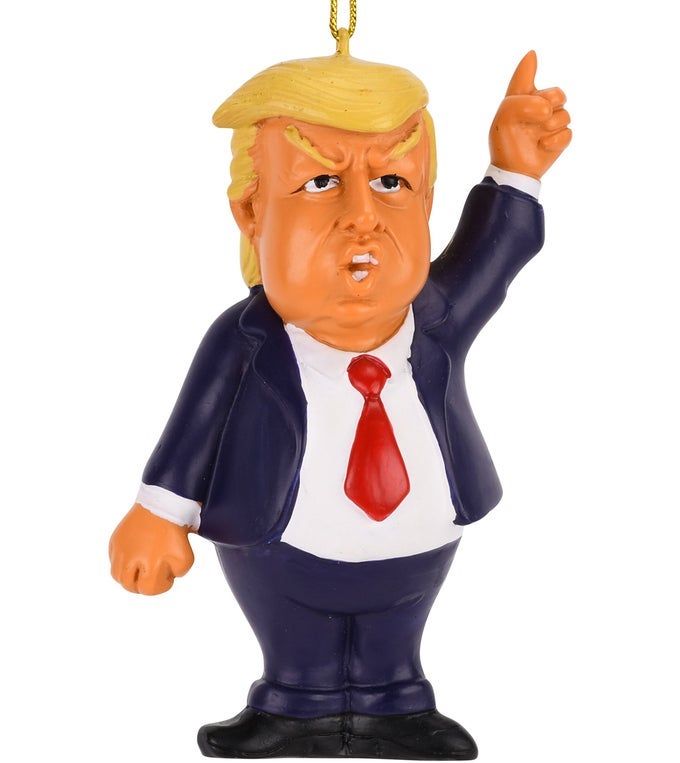 DONALD TRUMP CHRISTMAS ORNAMENT